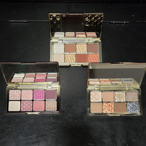 Tarte Cosmetics The Golden Era Amazonian Clay Eye Shadow Collector Set Of 3, New - Picture 6 of 9